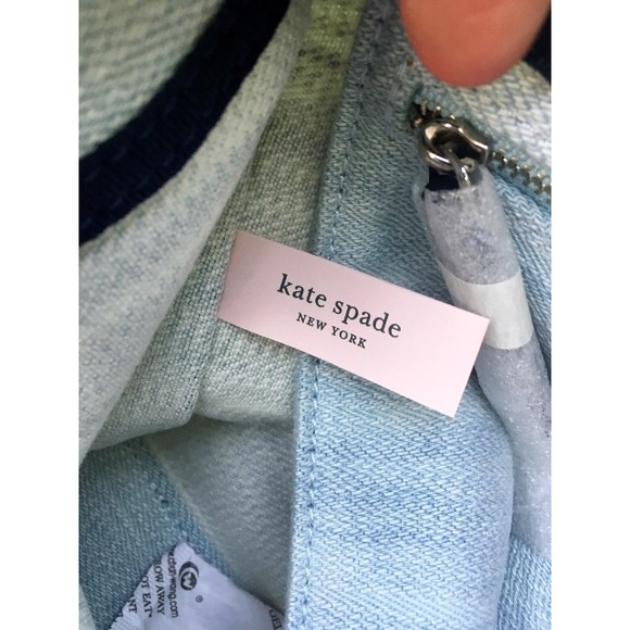 NWT Katespade Sam denim satchel - Picture 11 of 15